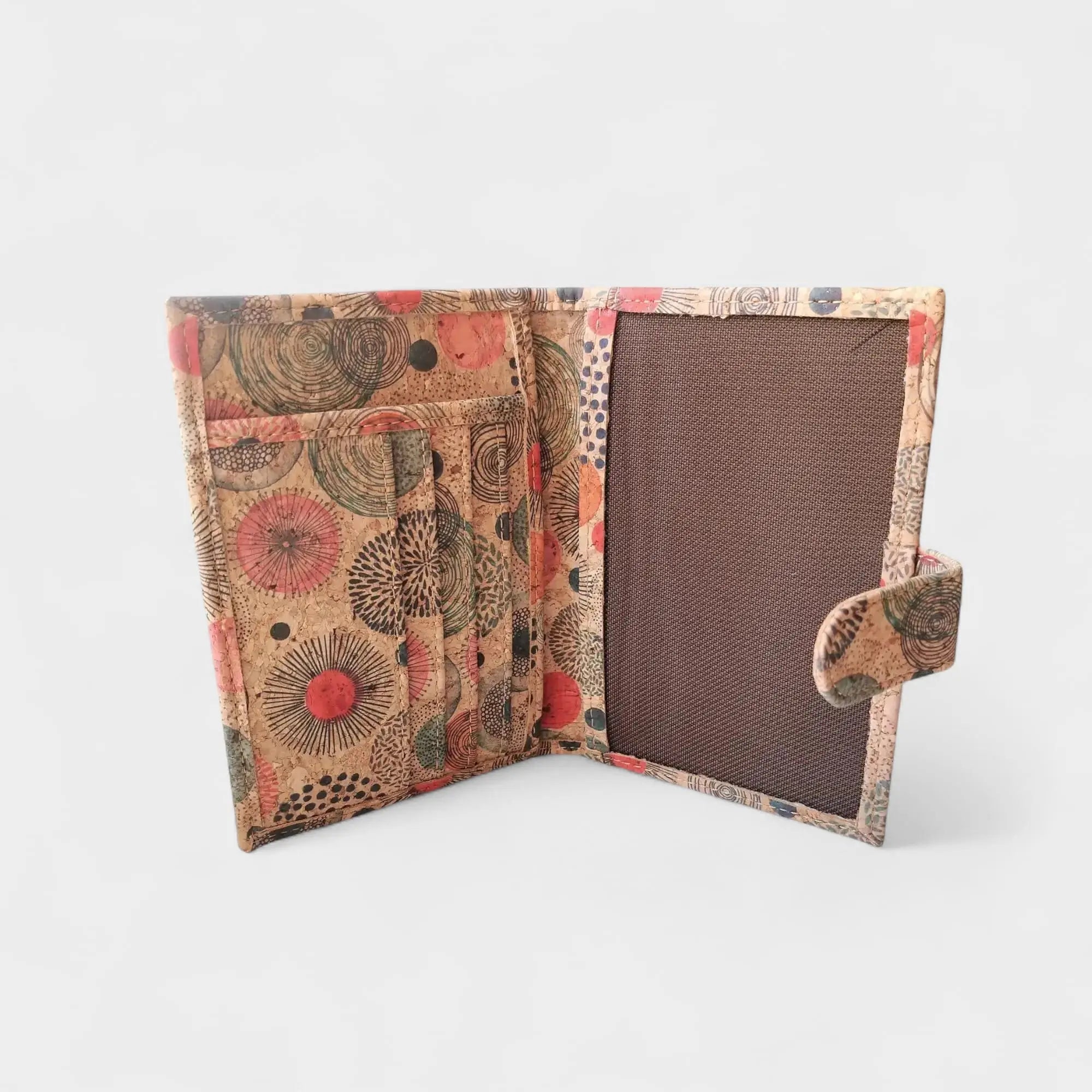 Porte-papiers et passeport en liège, Swan  Karmyliege