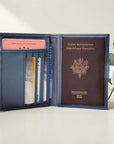 Porte-papiers et passeport en peau de pomme, Swan  Karmyliege