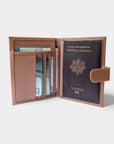 Porte passeport & cartes, Swan en peau de pomme  Karmyliege
