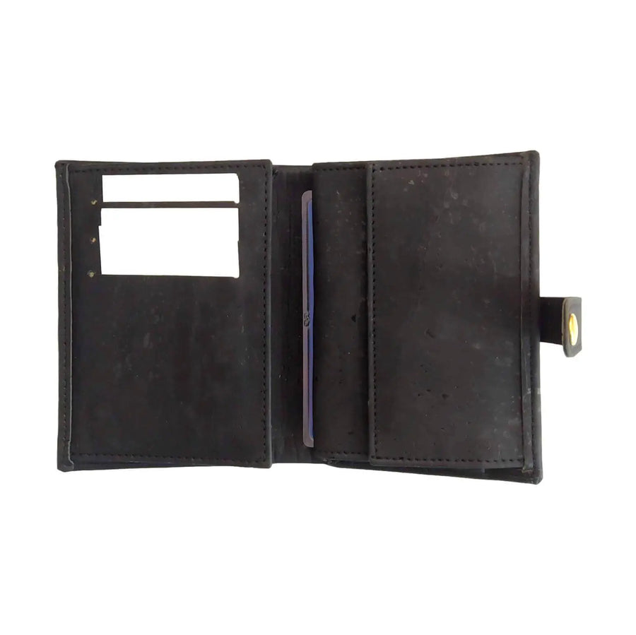 Portefeuille compacte en liège, Zoé - karmyliege portefeuille