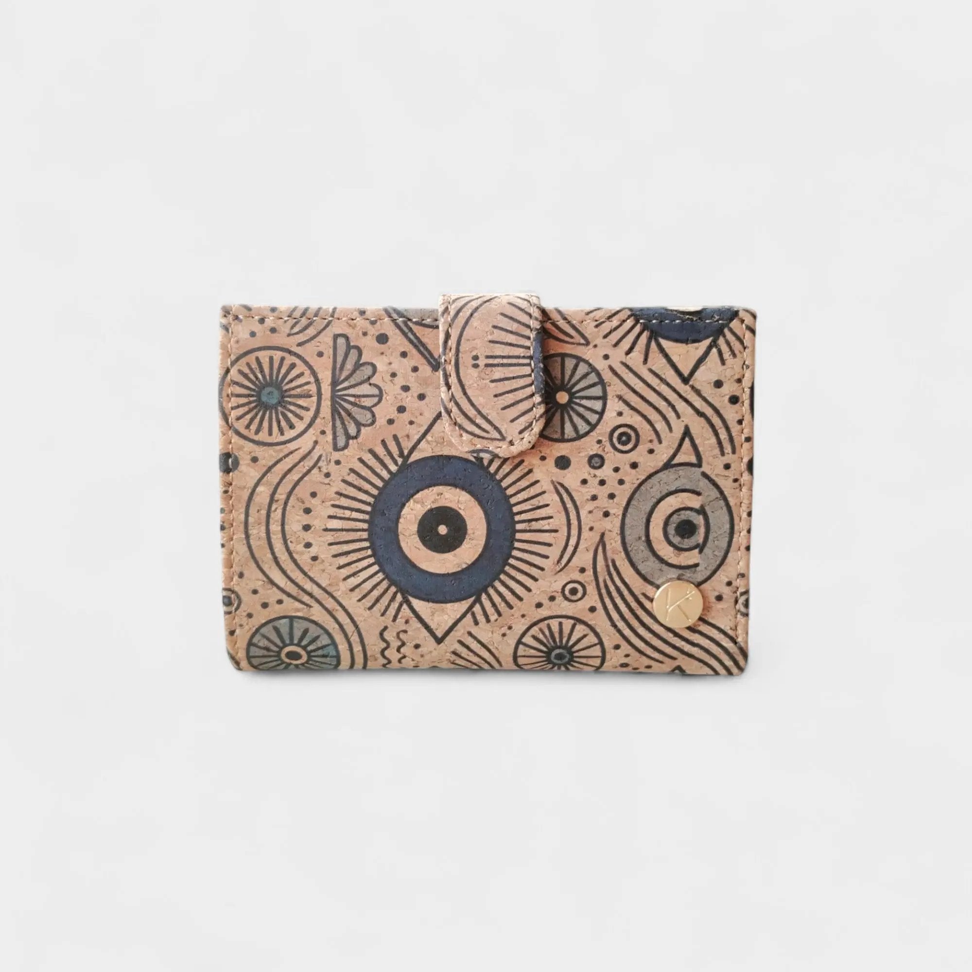Portefeuille en liège coloré  Karmyliege Yeux