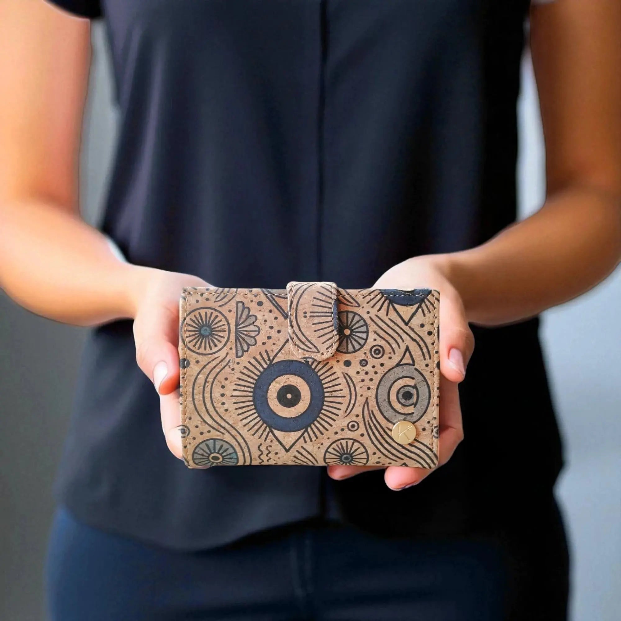 Portefeuille en liège coloré  Karmyliege