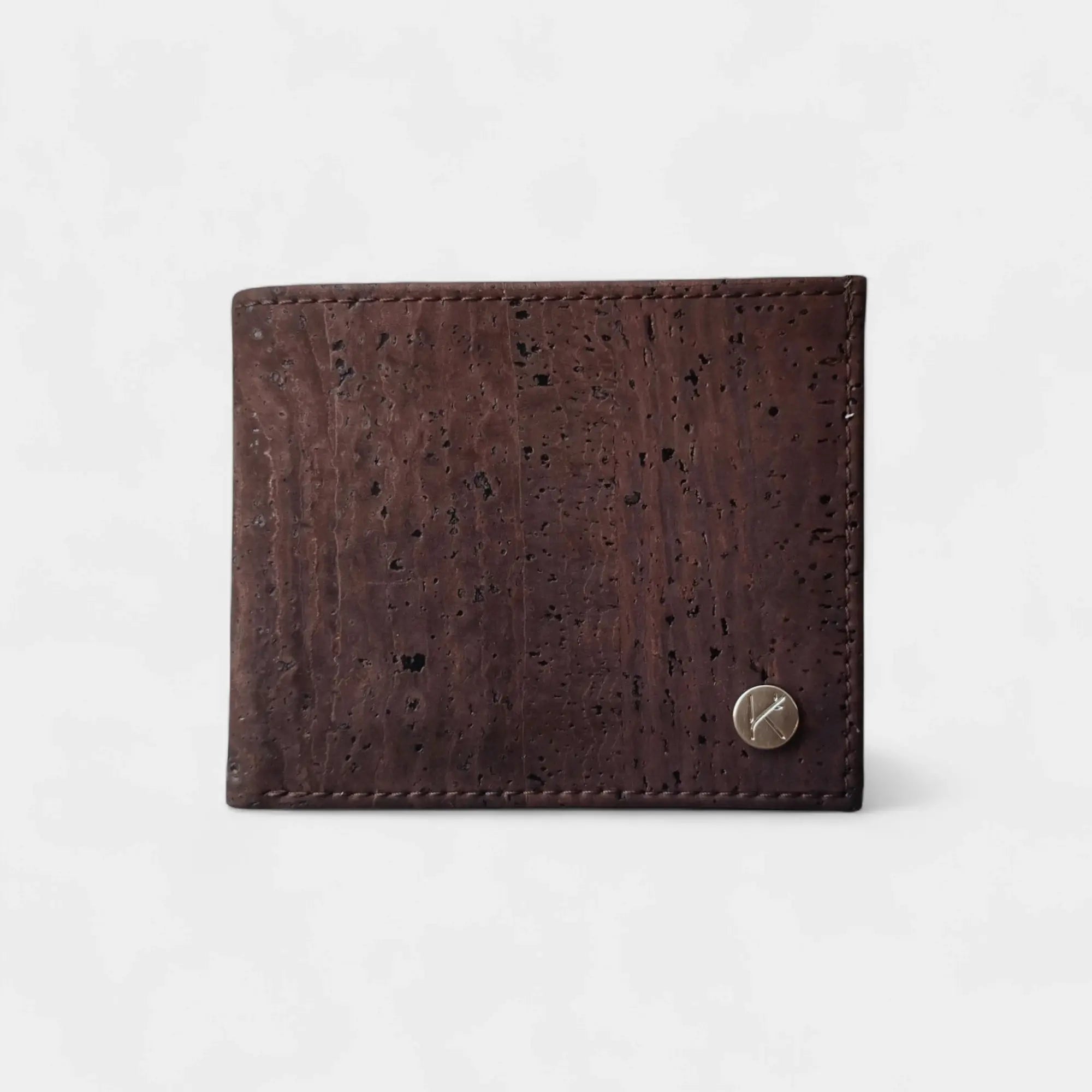 Portefeuille vegan en liège Jules  Karmyliege Marron