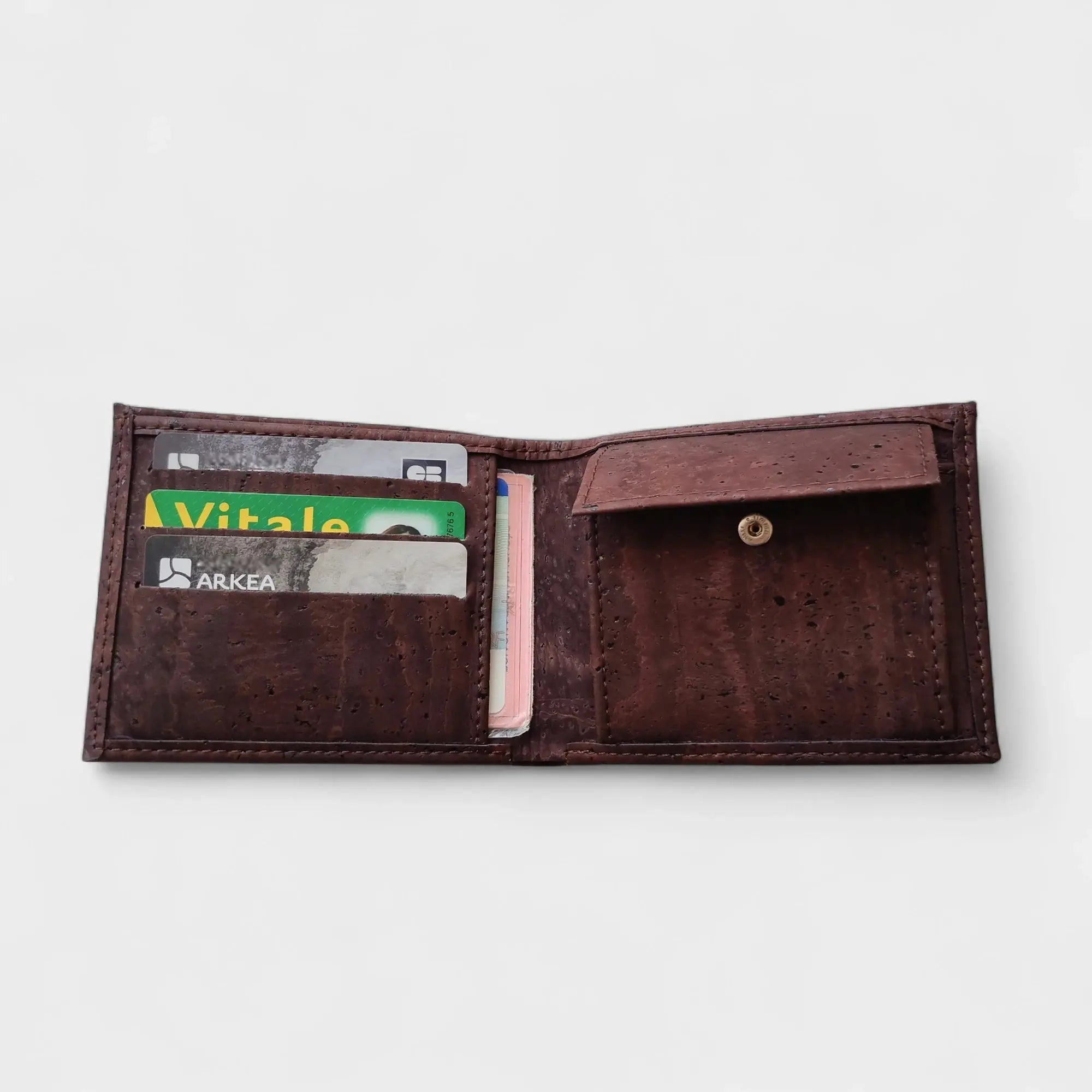 Portefeuille Femme En Liège 100% Végan Et écologique - Marron, Marque Naturale