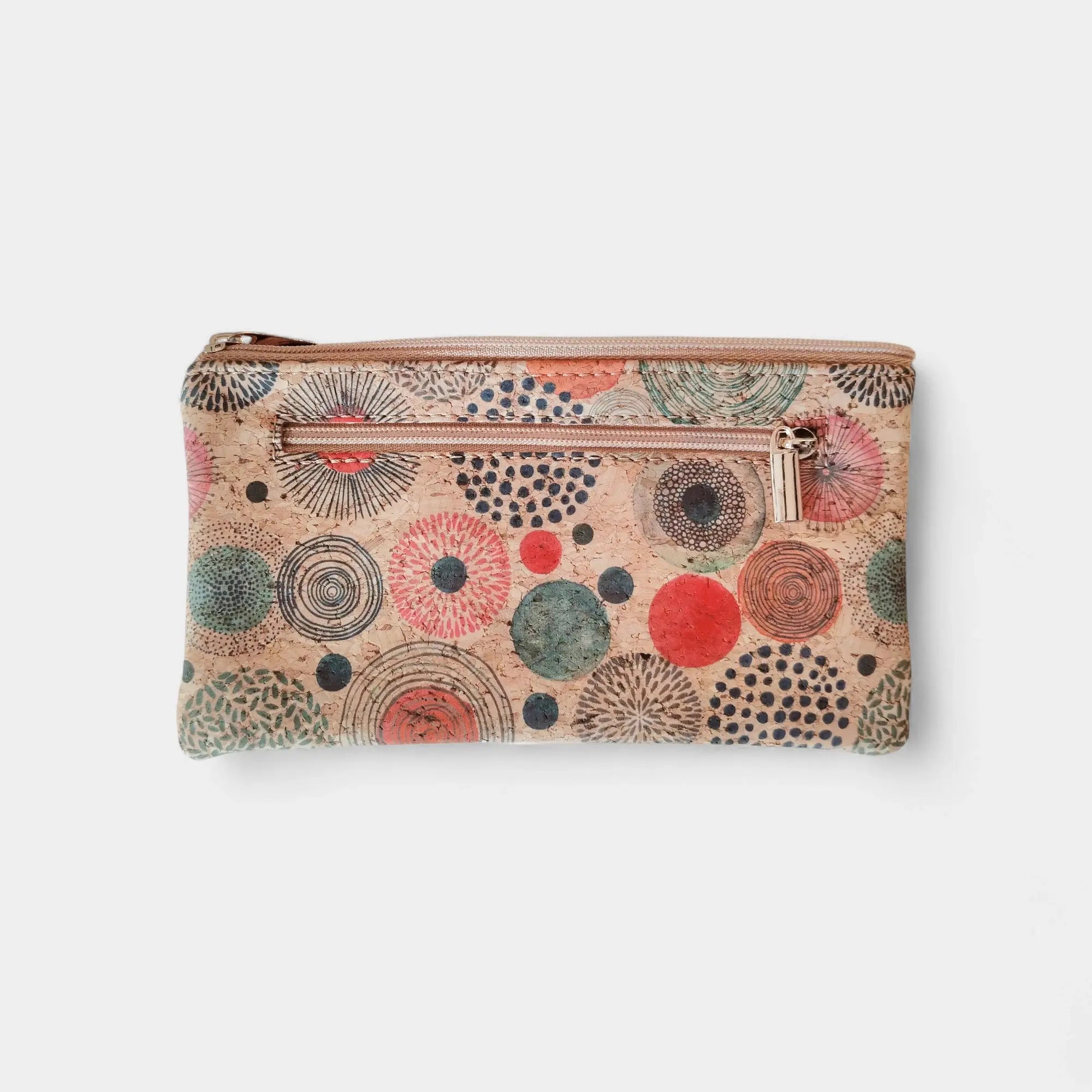 Portefeuille vegan en liège cercles, Lalie  Karmyliege