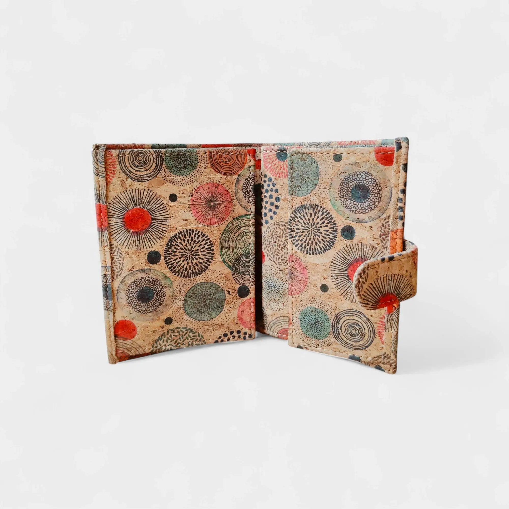 Portefeuille vegan en liège coloré, Zoé  Karmyliege