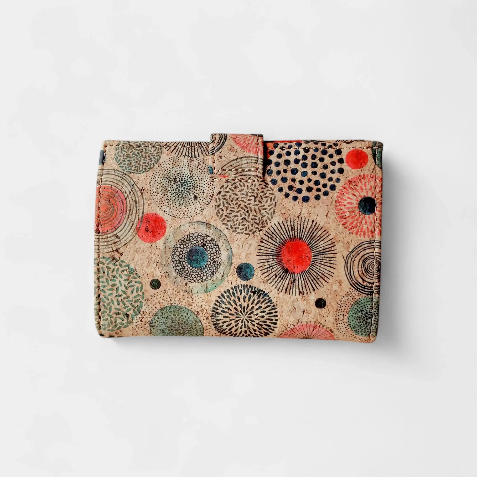 Portefeuille vegan en liège coloré, Zoé  Karmyliege