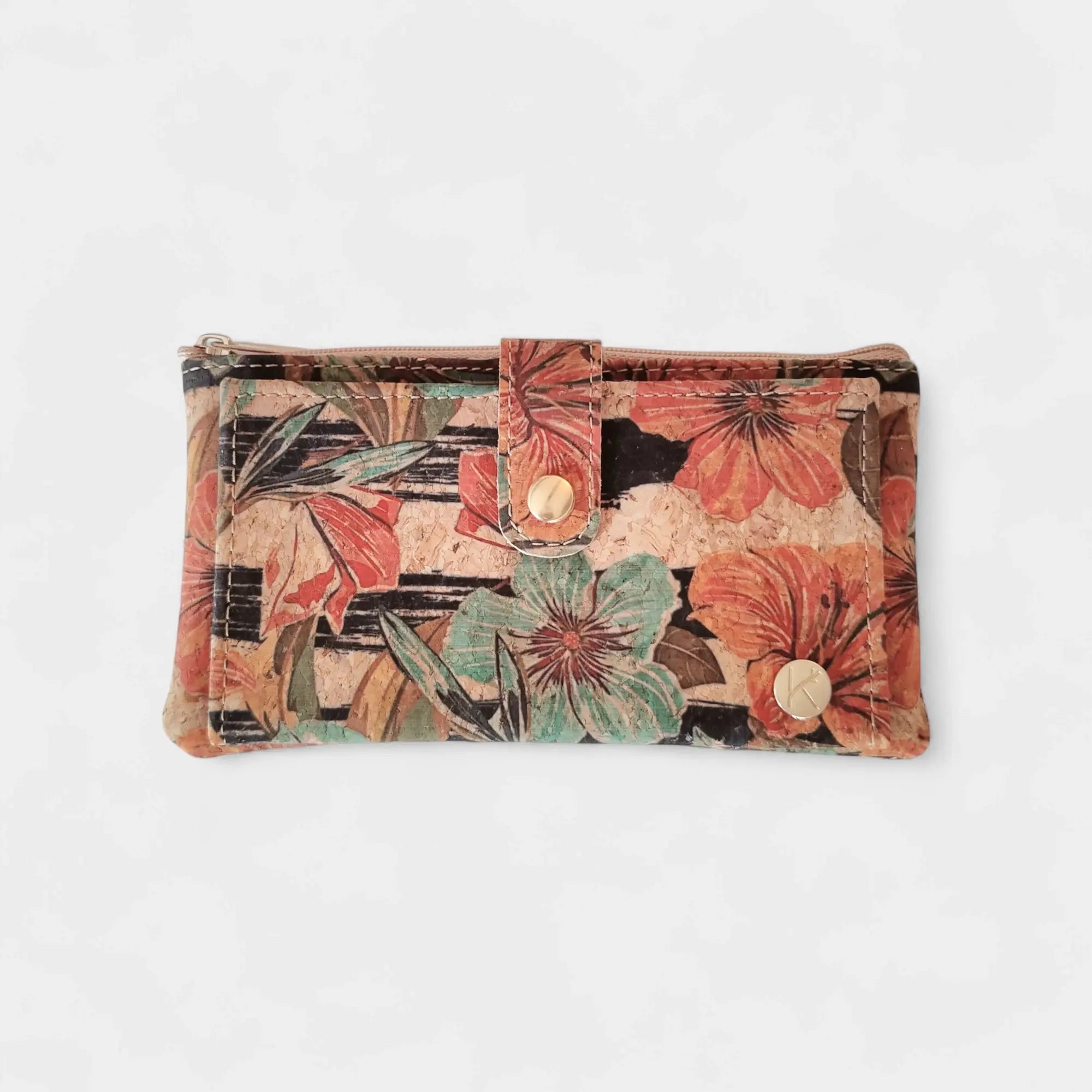 Portefeuille en liège cercles colorés,  Lalie  Karmyliege