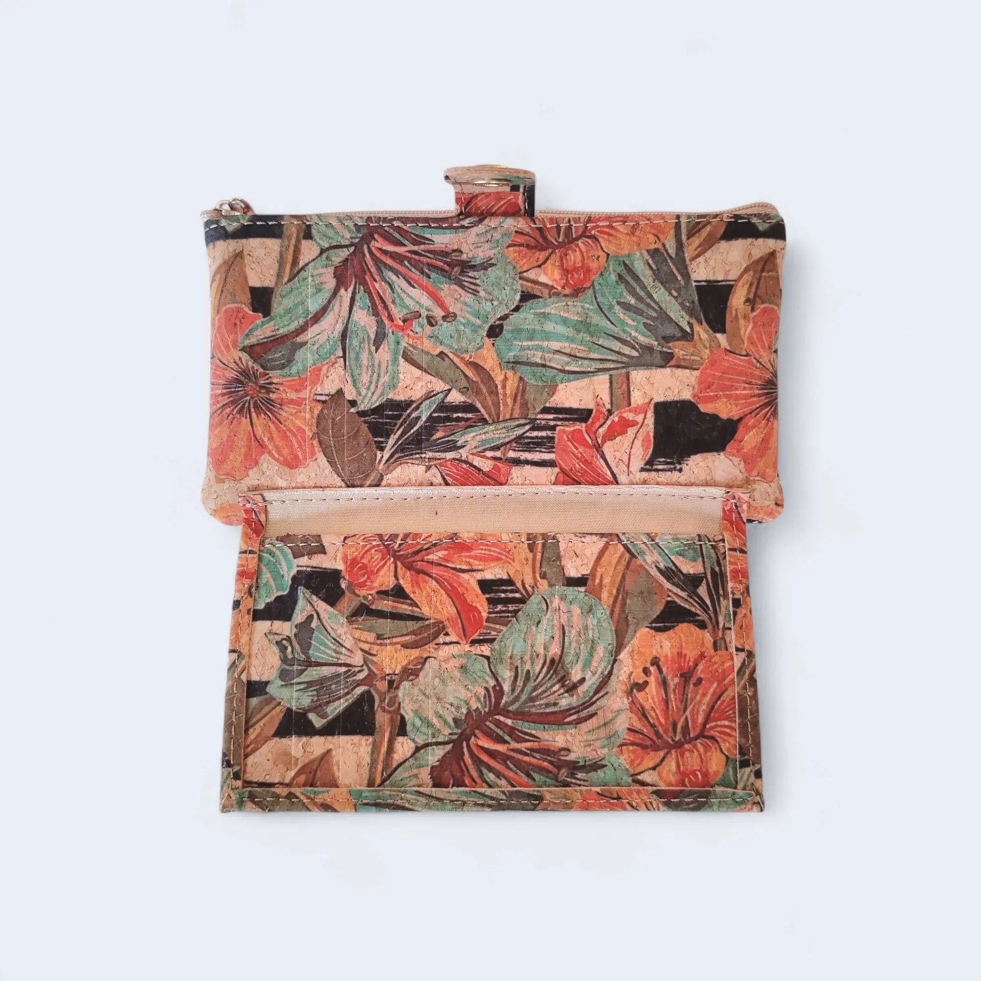 Portefeuille en liège cercles colorés,  Lalie  Karmyliege