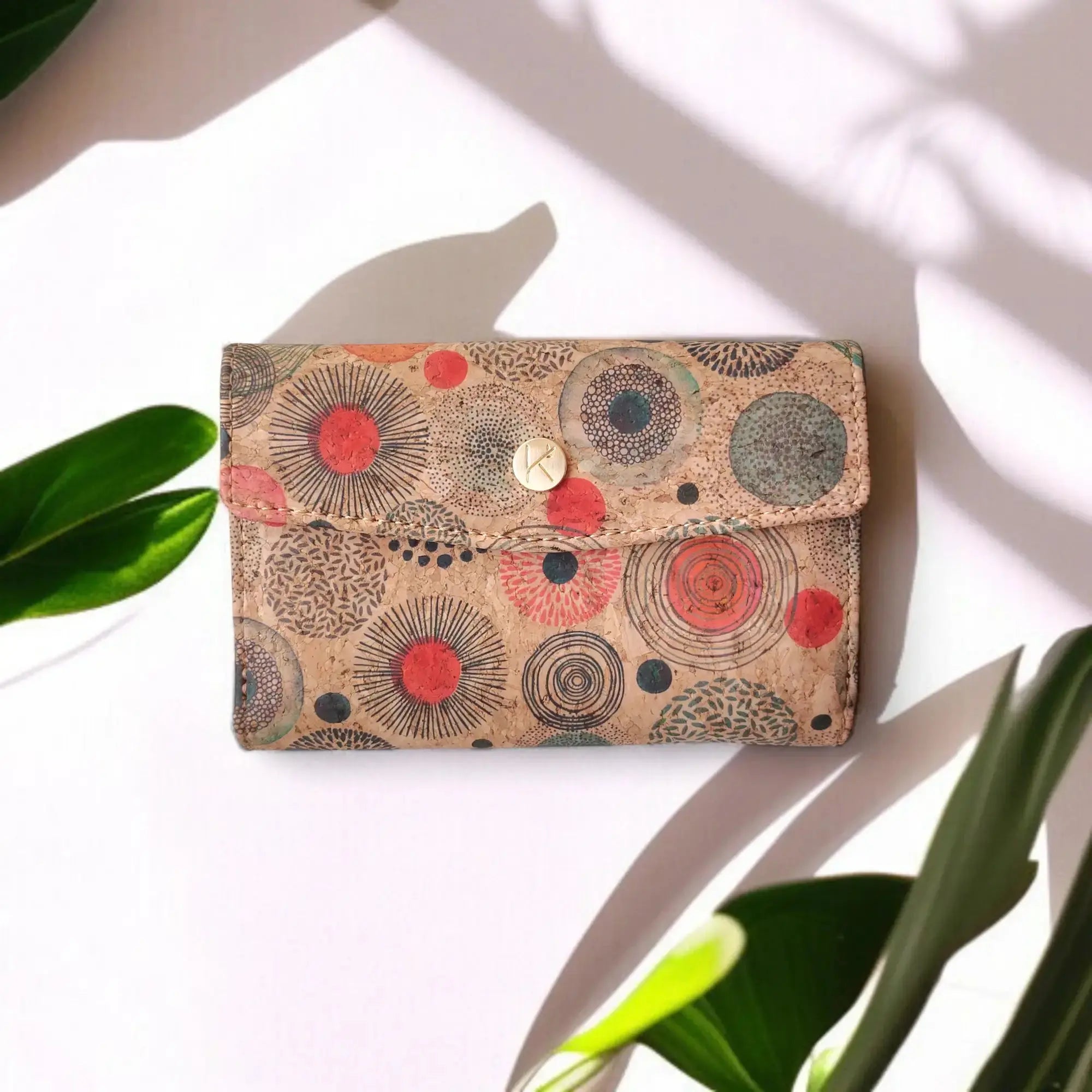 Portefeuille vegan en liège ou peau de pomme, Tiffany  Karmyliege liège