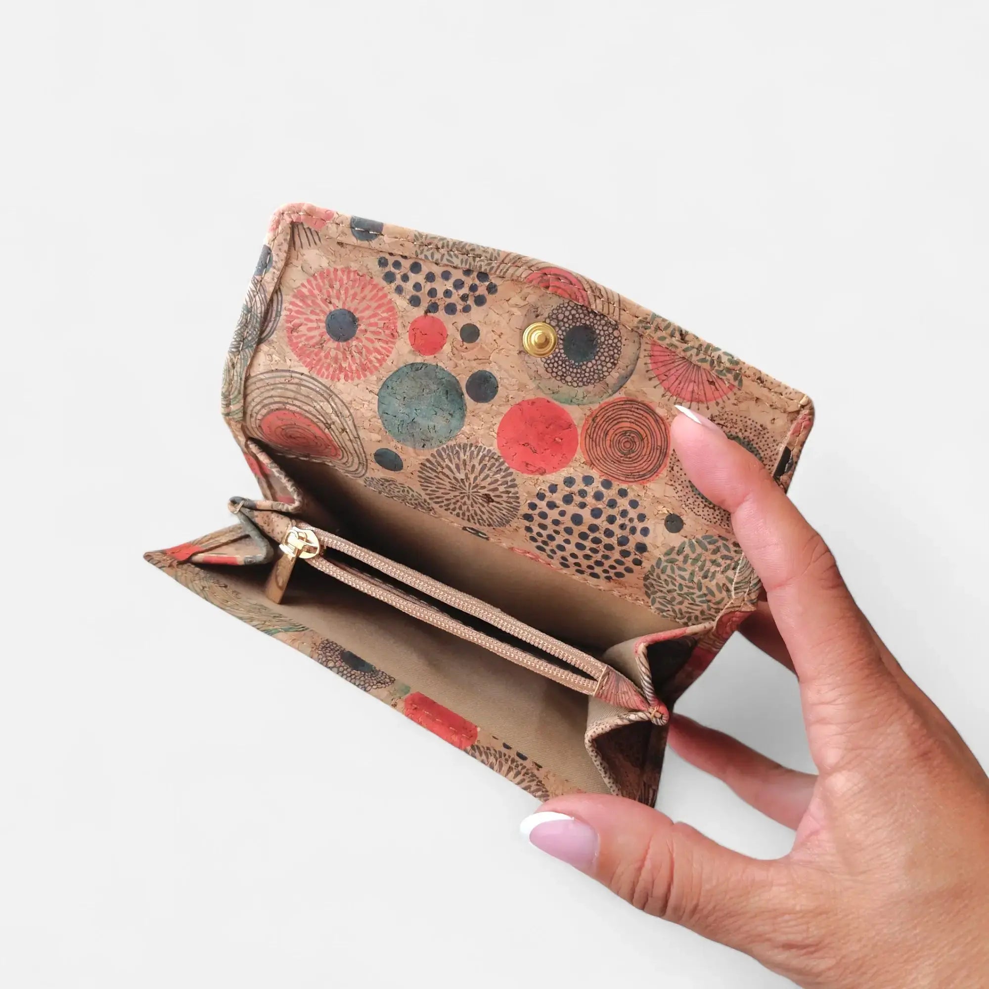 Portefeuille vegan en liège ou peau de pomme, Tiffany  Karmyliege
