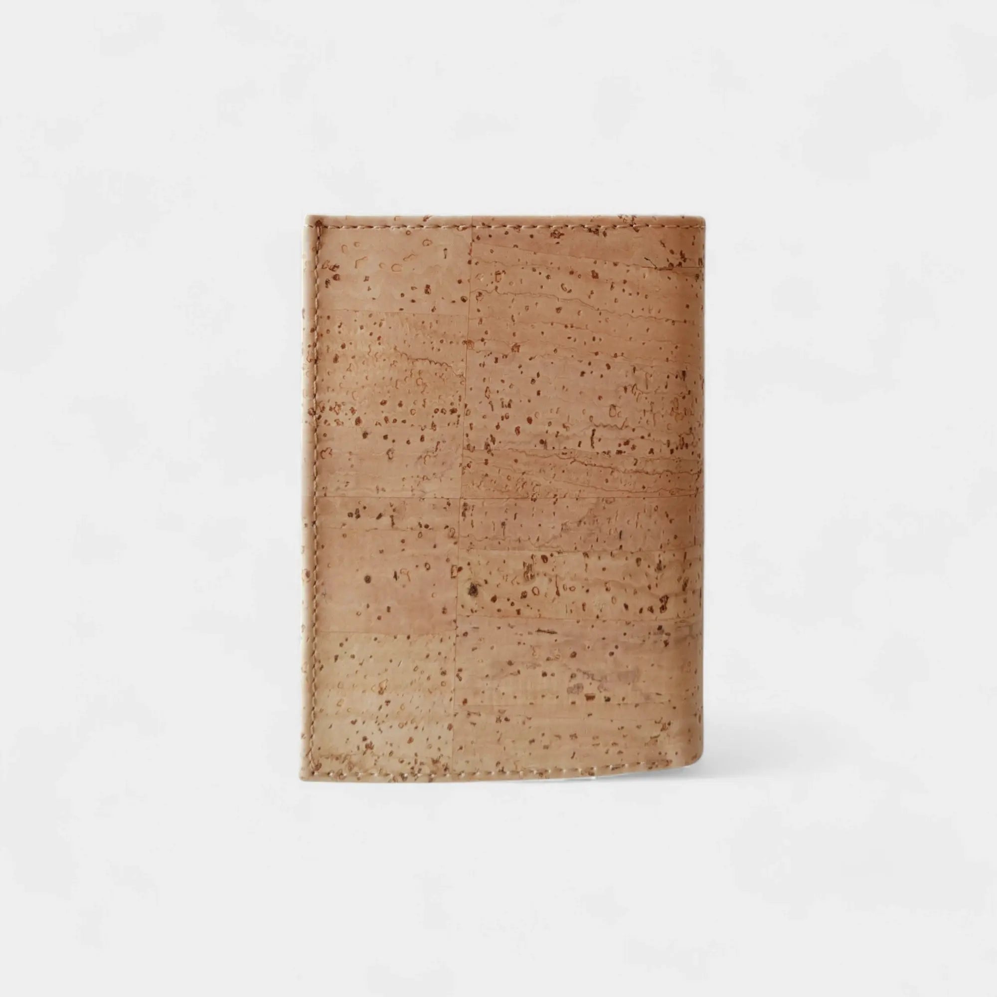 Portefeuille vegan en liège vertical avec volet, Sam  Karmyliege