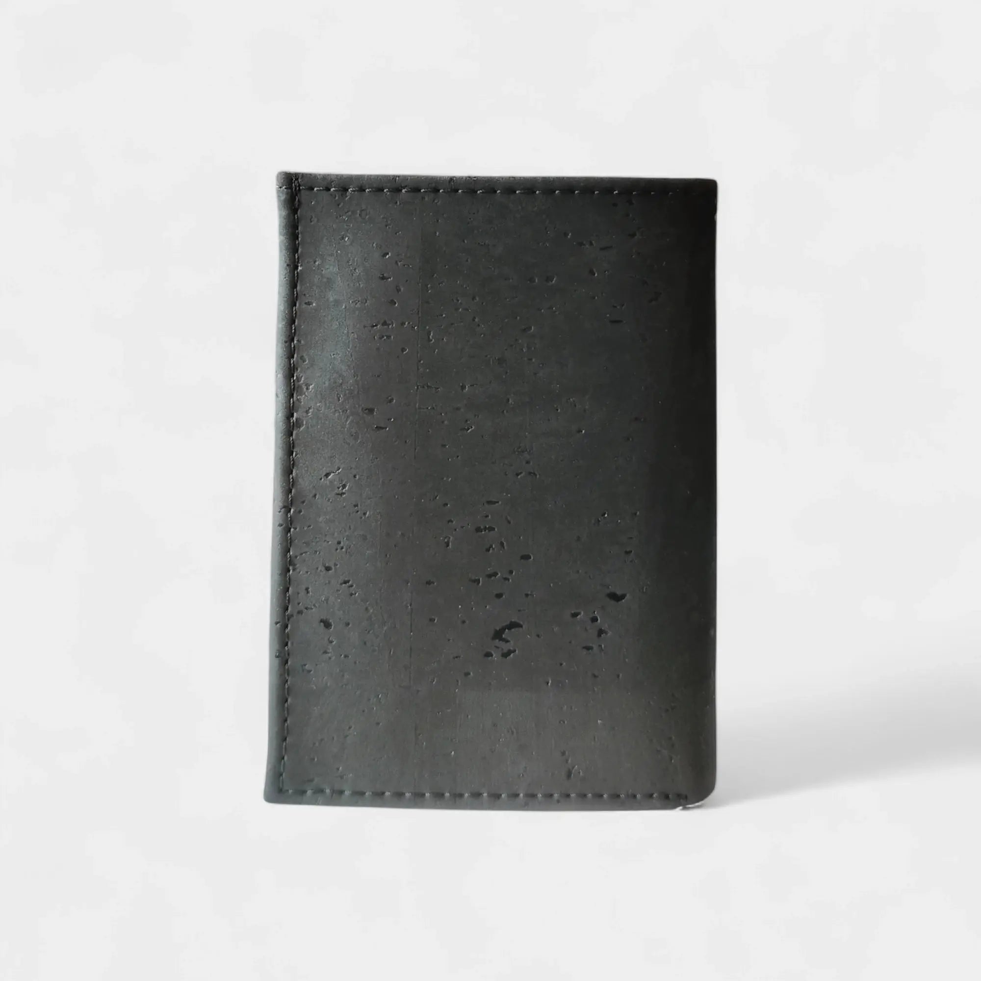 Portefeuille vegan en liège vertical avec volet, Sam  Karmyliege