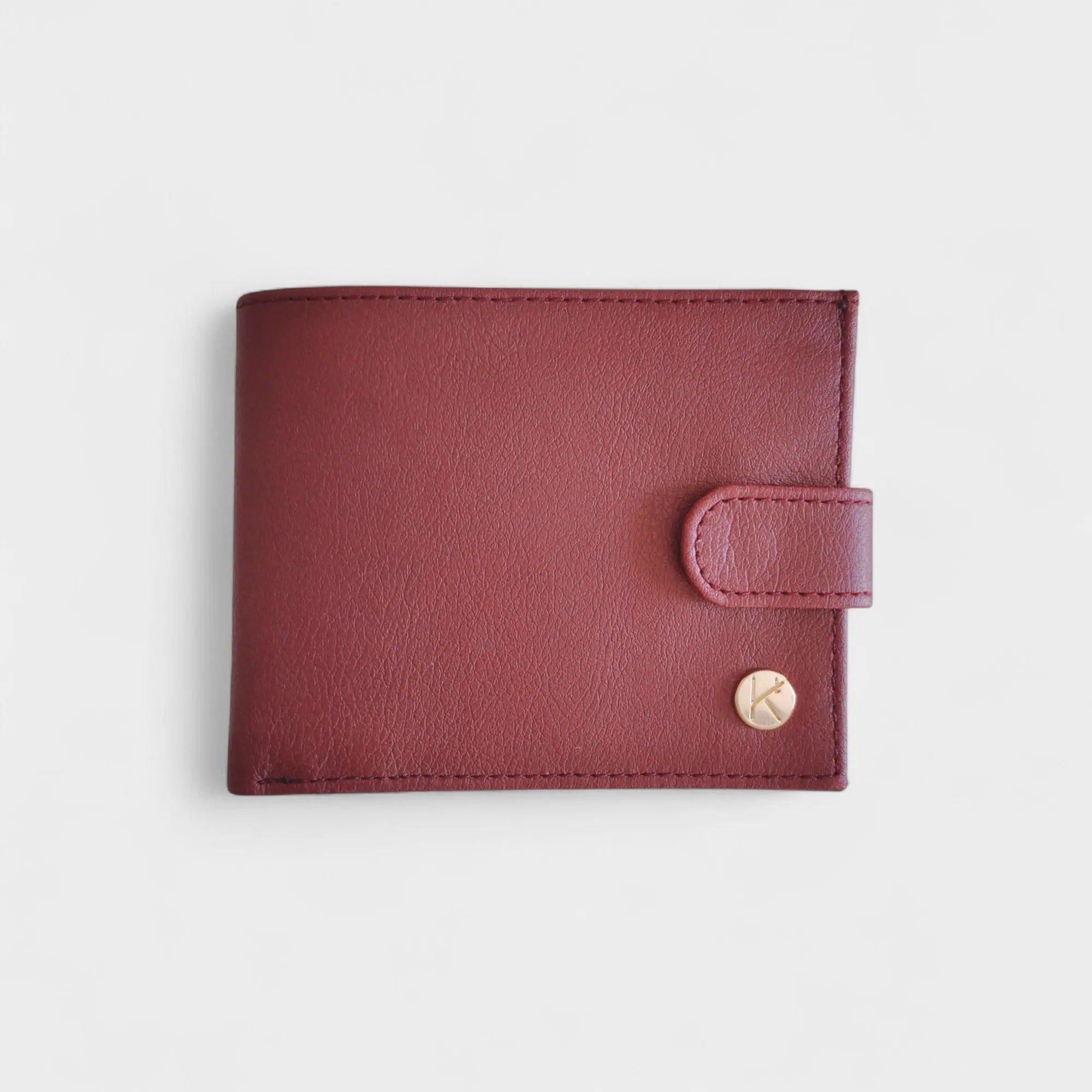 Portefeuille vegan en peau de pomme - Apple-skin Roman  Karmyliege bordeaux