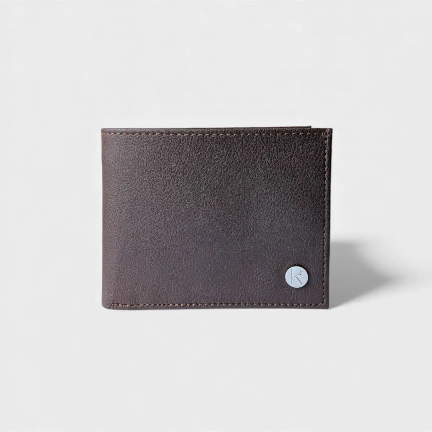 Portefeuille vegan en peau de pomme, Enzio  Karmyliege Marron