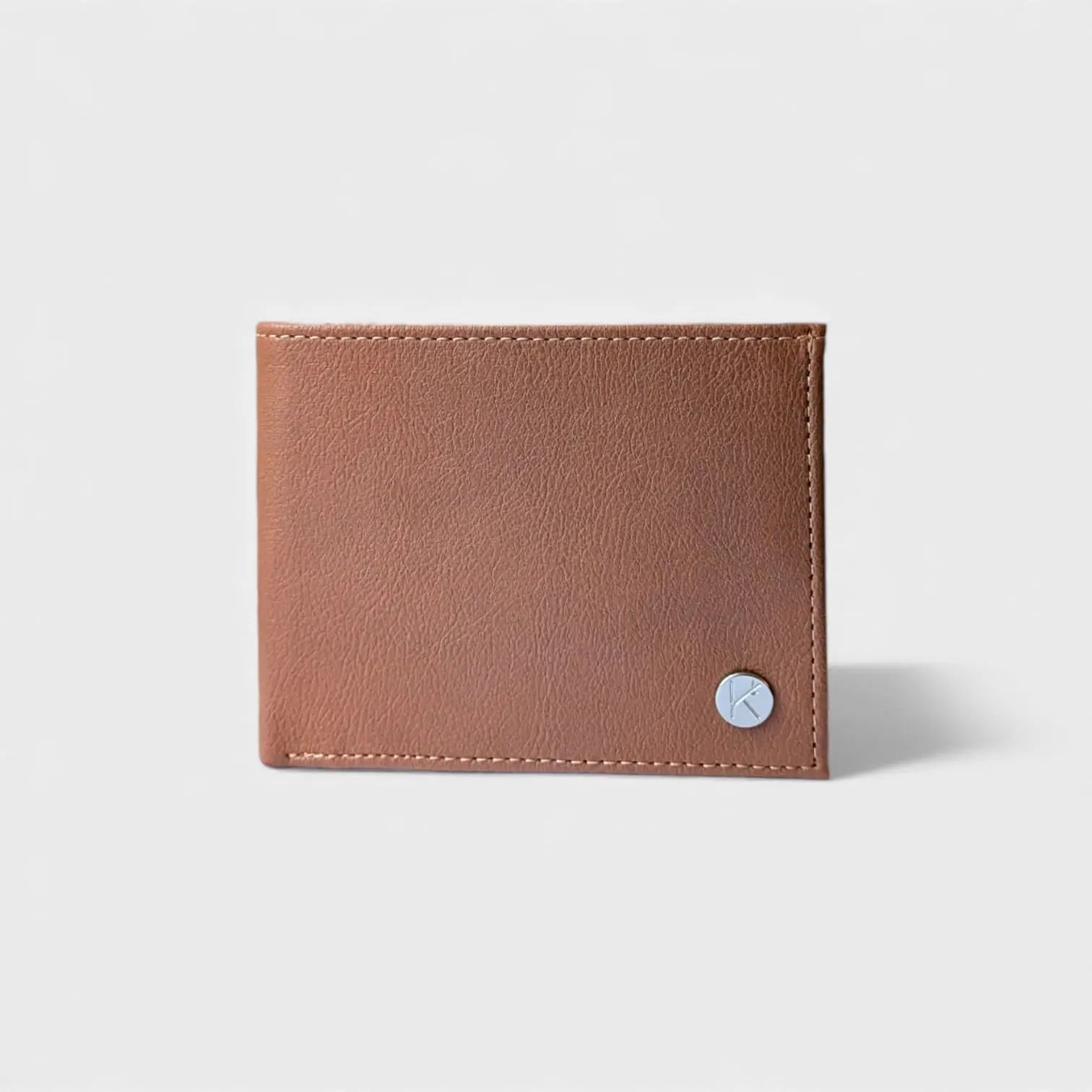 Portefeuille vegan en peau de pomme, Enzio  Karmyliege Camel