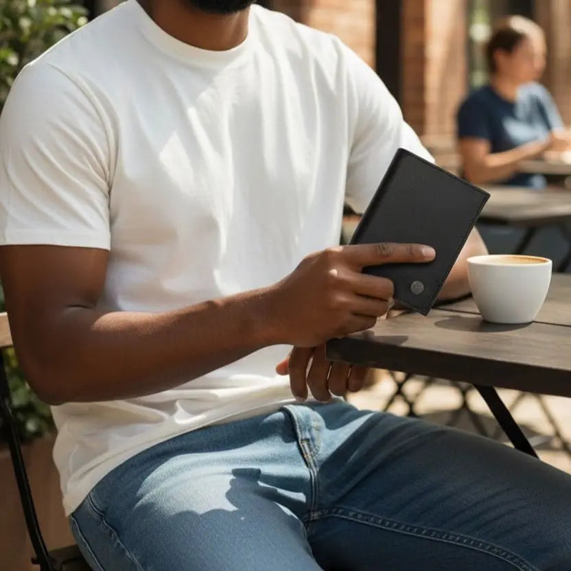 Portefeuille vegan en peau de pomme, Sam  Karmyliege
