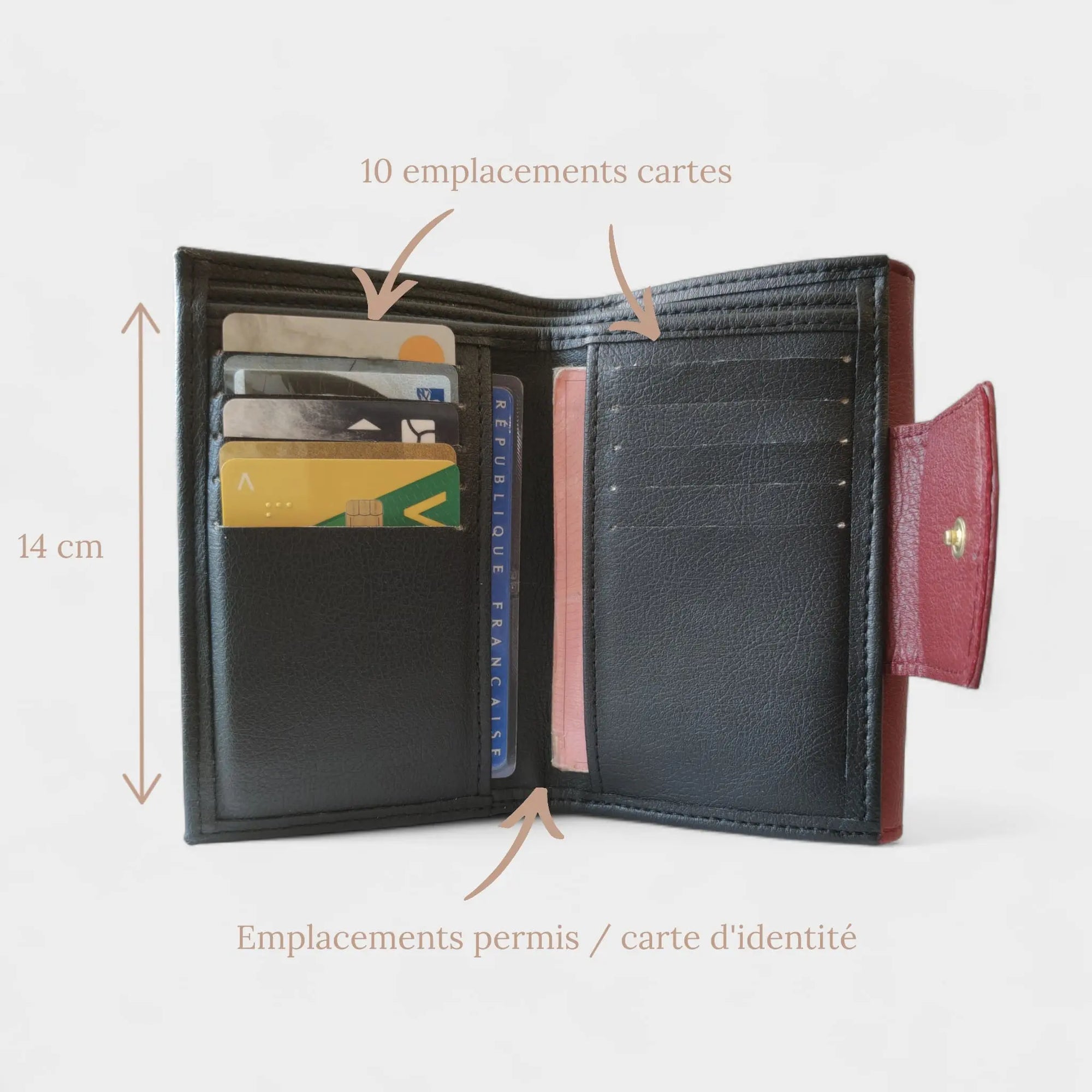 Portefeuille vegan en peau de pomme, Tiffany  Karmyliege