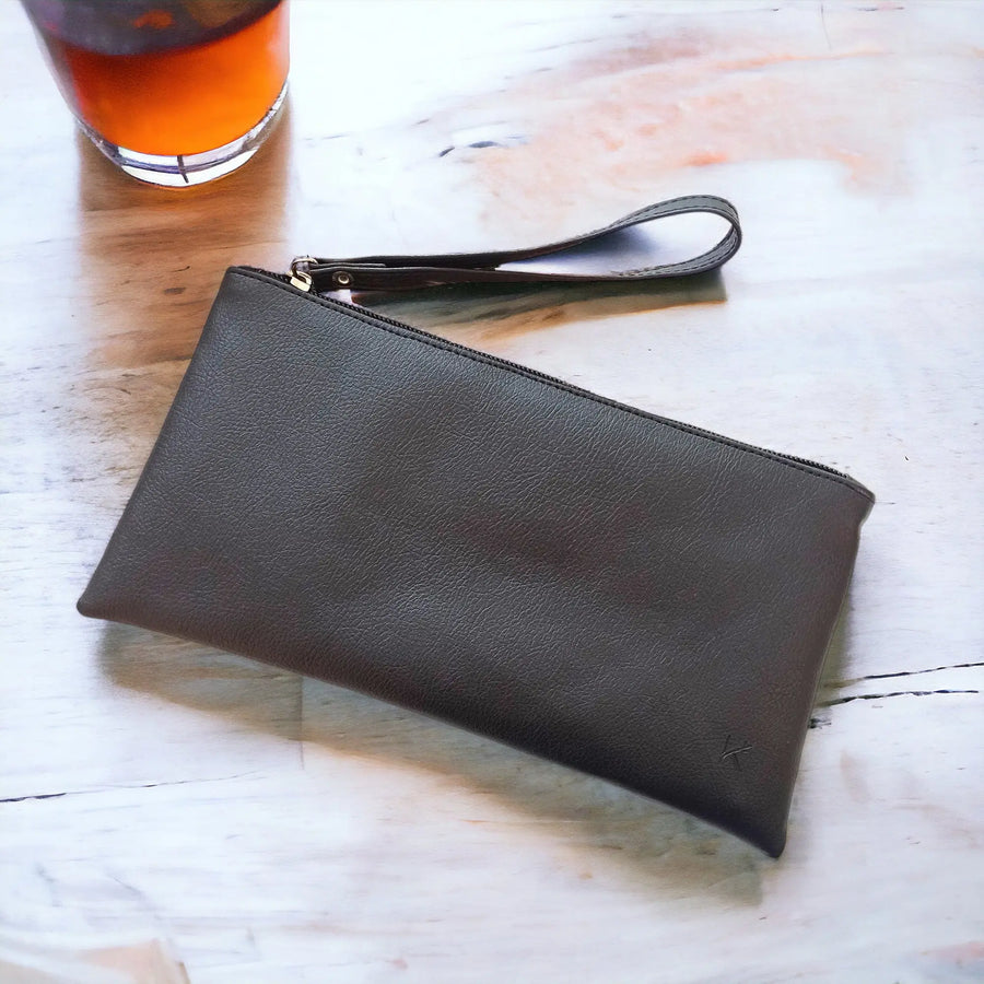 Trousse en cuir de pomme vegan Julia  Karmyliege