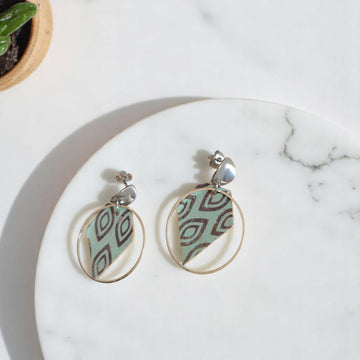 Boucles d'oreilles végétales Kylie