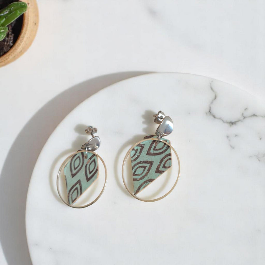 Boucles d'oreilles végétales Kylie