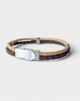 Bracelet vegan en liège tressé, Jules