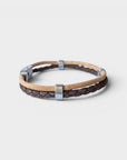 Bracelet vegan en liège tressé, Jules