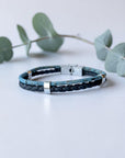 Bracelet vegan en liège tressé, Jules