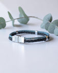 Bracelet vegan en liège tressé, Jules