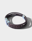 Bracelet en liège tressé Fabien - Bijoux Homme naturel  Karmyliege