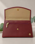Pochette papiers de voyage en peau de pomme