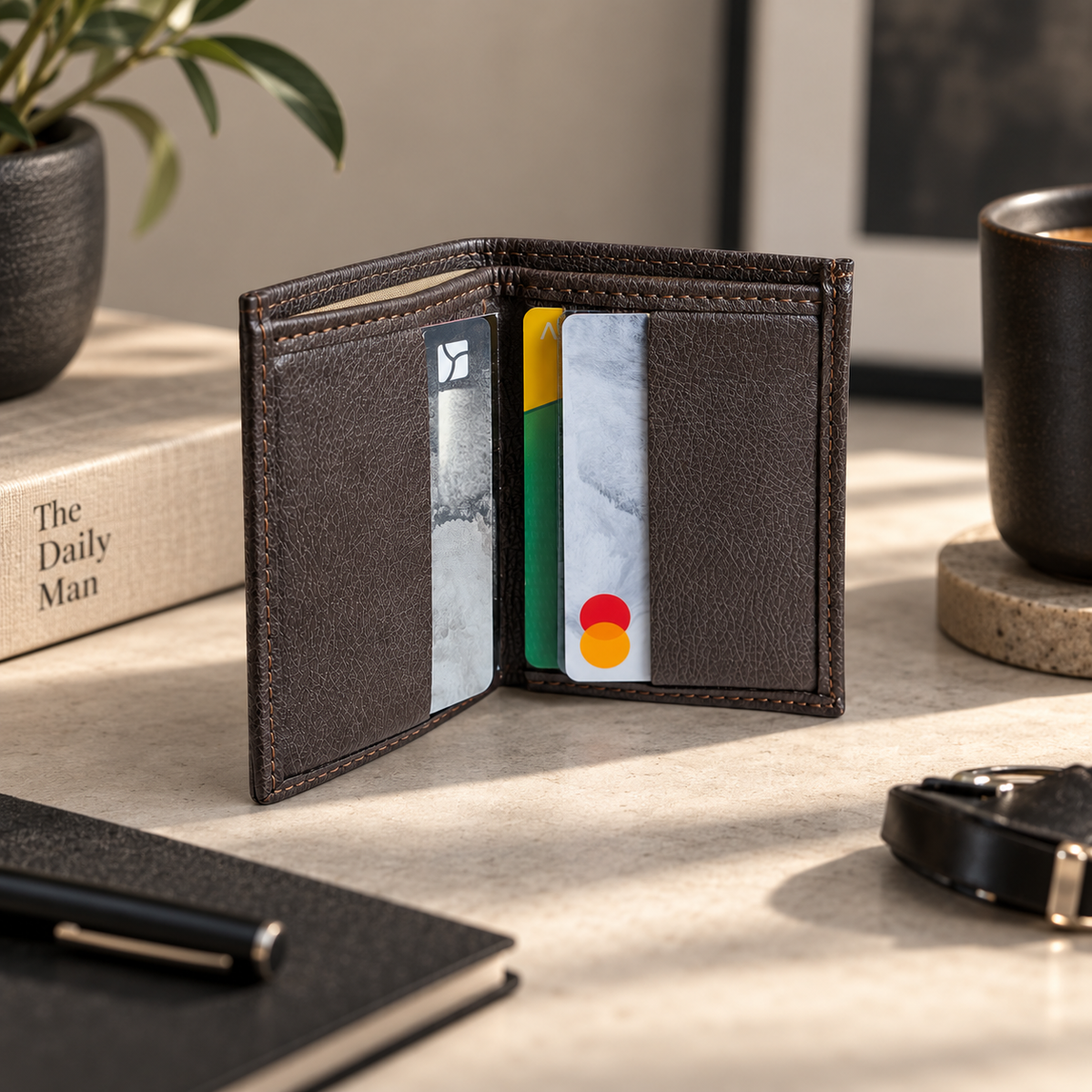 Porte cartes vegan en peau de pomme  Karmyliege
