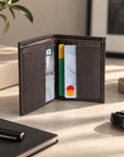 Porte cartes vegan en peau de pomme  Karmyliege