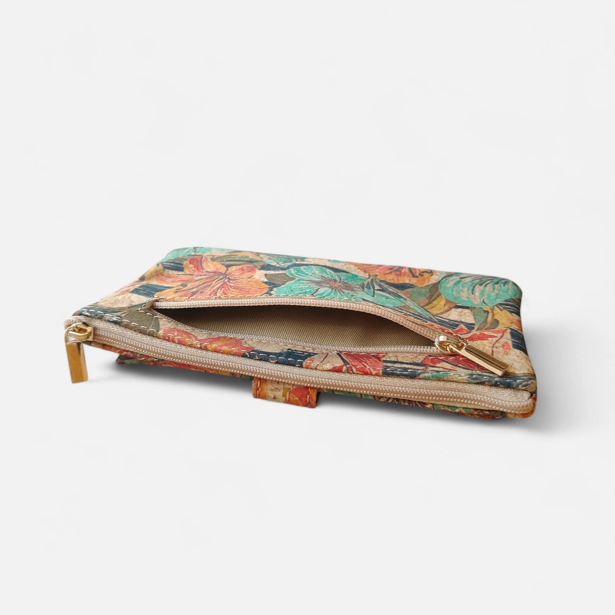 Portefeuille en liège fleuri, Lalie  Karmyliege