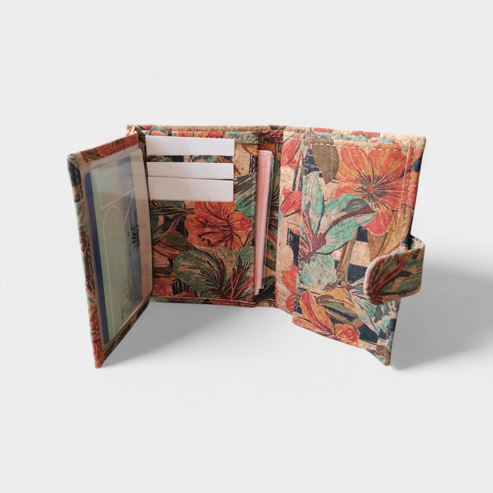 Portefeuille en liège coloré  Karmyliege