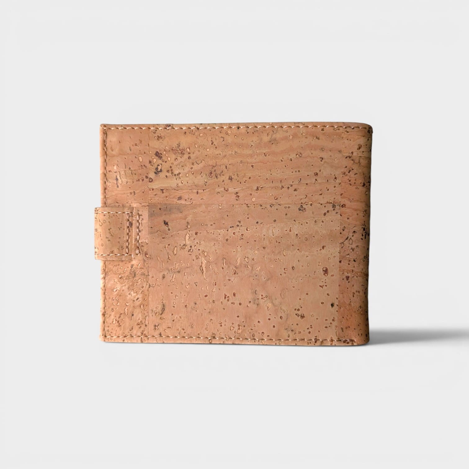 Portefeuille vegan en liège avec zip, Roman  Karmyliege