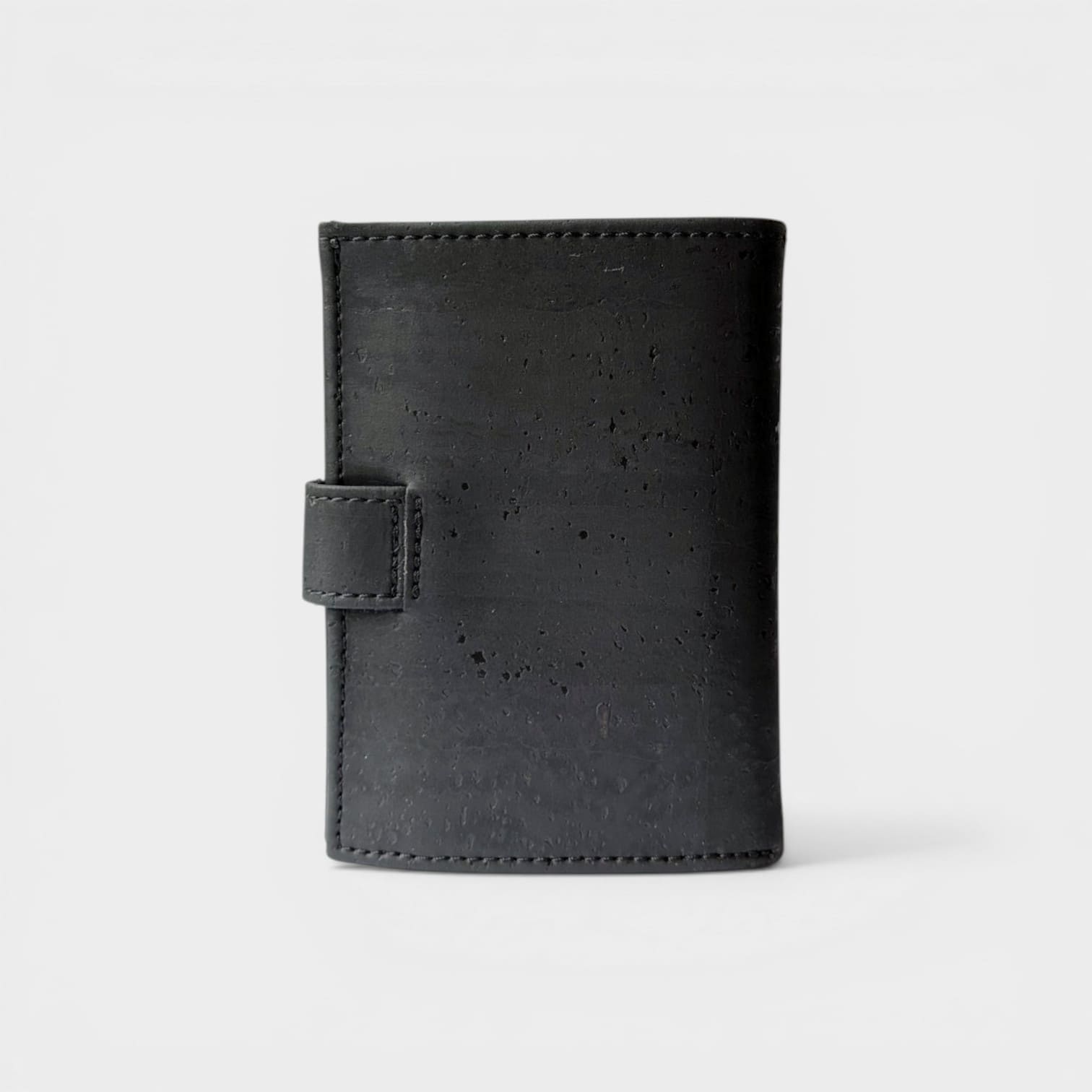 Portefeuille vegan en liège vertical avec volet, Noha