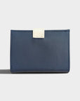 Portefeuille femme vegan en peau de pomme marine, Zola