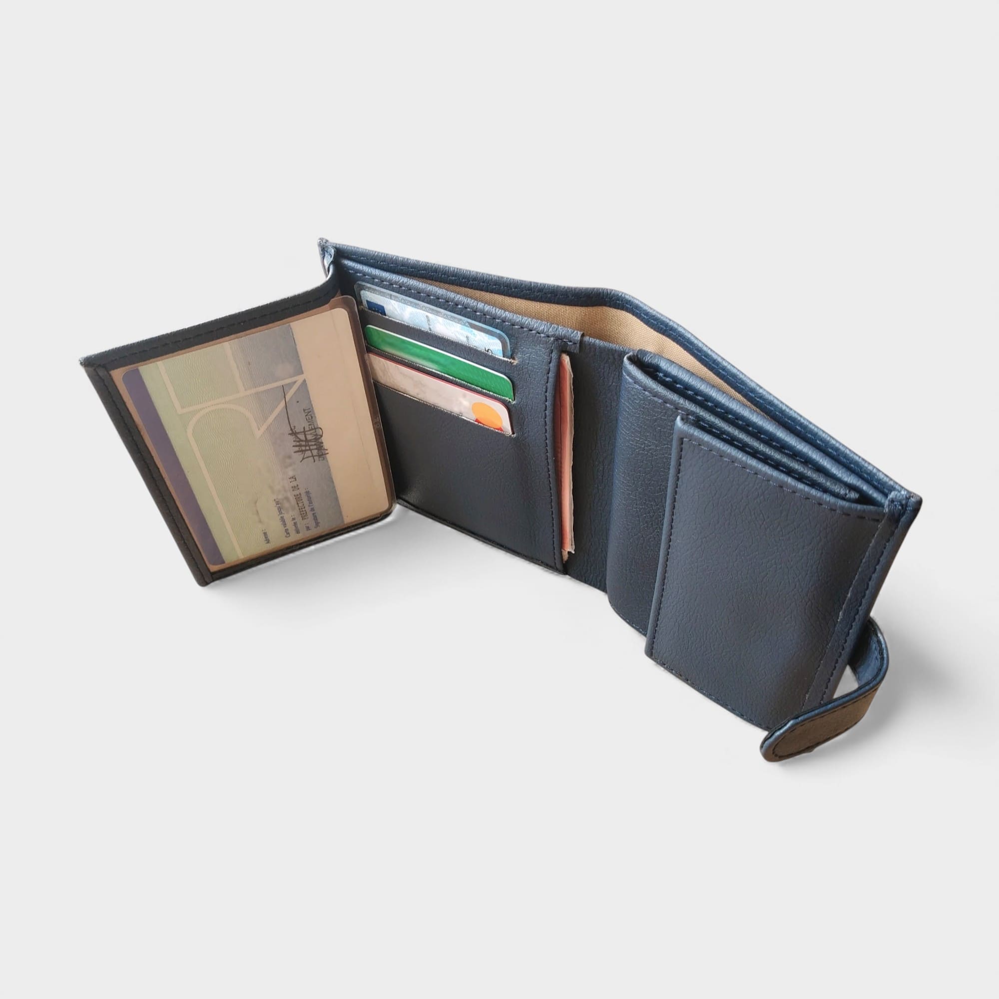 Porte-monnaie vegan femme en cuir de pomme Zoé - Vide atelier  Karmyliege