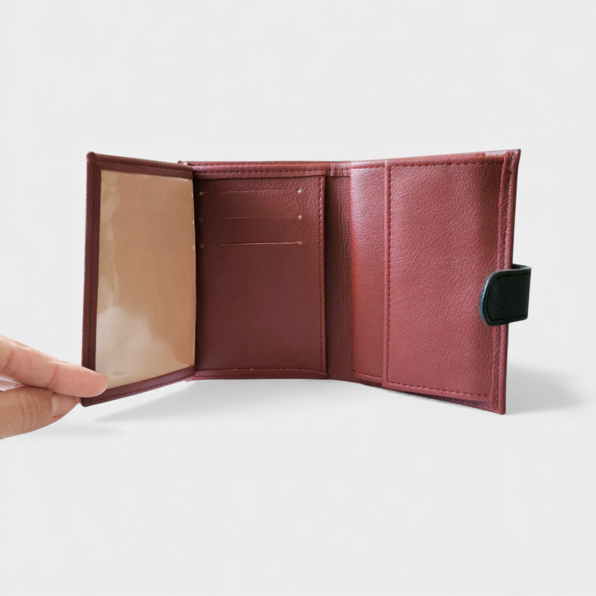 Porte-monnaie vegan femme en cuir de pomme Zoé - Vide atelier  Karmyliege