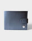 Portefeuille vegan en peau de pomme - Apple-skin Roman bleu nuit  Karmyliege