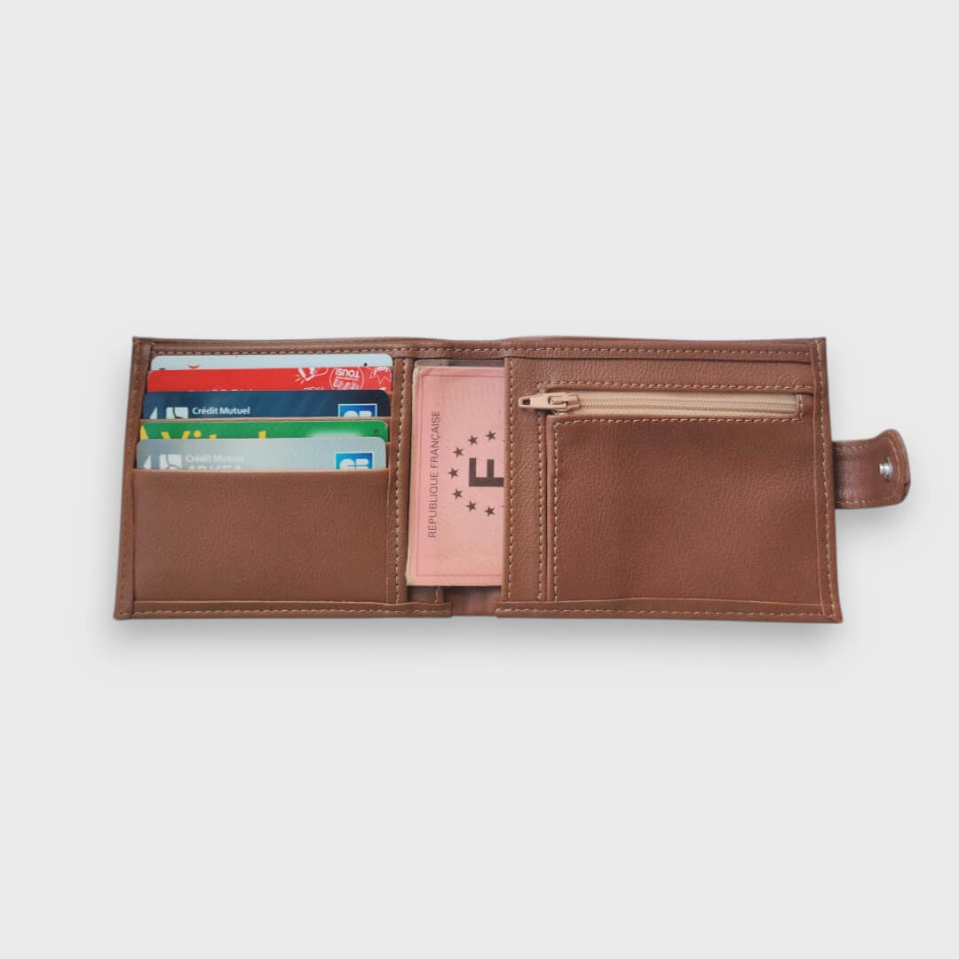 Portefeuille vegan en cuir de pomme - Apple-skin Roman  Karmyliege